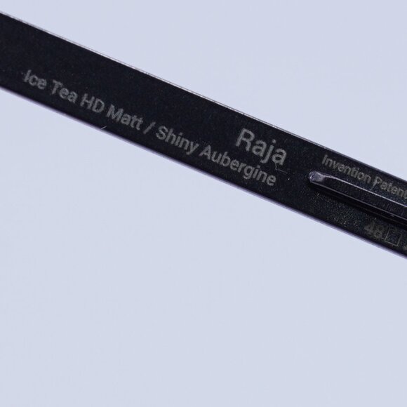 Ic! Berline RAJA D0094H 301 Eyeglasses Aubergine Ice Tea Matte 48mm Round Frame - Picture 6 of 11